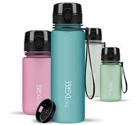 720°DGREE Botella Agua Niños 500ml “uberBottle“ - Tamiz-Fruta, softTouch - Sin BPA, Prueba de Fugas, Reutilizable - Cantimplora delgada, ligera - Water Bottle para Escuela, Niña, Deporte, Ciclismo