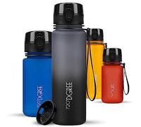 720°DGREE Botella Agua Niños 500ml “uberBottle“ - Tamiz-Fruta, softTouch - Sin BPA, Prueba de Fugas, Reutilizable - Cantimplora delgada, ligera - Water Bottle para Escuela, Niña, Deporte, Ciclismo