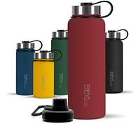 720°DGREE Botella Agua Termo Acero Inoxidable “noLimit“ - 410ml, 530ml, 710ml, 950ml, 1200ml - Sin BPA Free, Antigoteo y Prueba de Fugas - Frasco térmico, Cantimplora Aislada +Cubierta Deportes Gratis