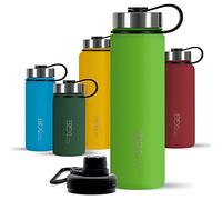 720°DGREE Botella Agua Termo Acero Inoxidable “noLimit“ - 410ml, 530ml, 710ml, 950ml, 1200ml - Sin BPA Free, Antigoteo y Prueba de Fugas - Frasco térmico, Cantimplora Aislada +Cubierta Deportes Gratis