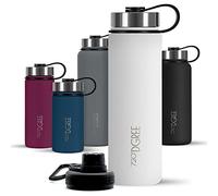 720°DGREE Botella Agua Termo Acero Inoxidable “noLimit“ - 410ml, 530ml, 710ml, 950ml, 1200ml - Sin BPA Free, Antigoteo y Prueba de Fugas - Frasco térmico, Cantimplora Aislada +Cubierta Deportes Gratis