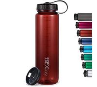 720°DGREE Botella de Agua Basic “simplBottle” - 1 Litro, 1000ml, Rojo | Sin BPA Beber, Deportiva, Outdoor, Niños