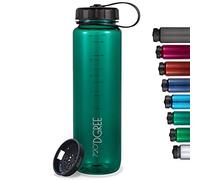 720°DGREE Botella de Agua Basic “simplBottle” - 1 Litro, 1000ml, Verde | Sin BPA Beber, Deportiva, Outdoor, Niños