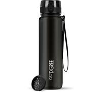 720°DGREE Botella de agua uberBottle - 1 litro, 1l, 1000ml | Novedosa botella deportiva | Para niños, fitness, bicicleta, deportes, fútbol, guardería, escuela, pequeños, antigoteo