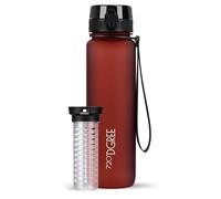 720°DGREE Botella de agua uberBottle - 1 litro, 1l, 1000ml | Novedosa botella deportiva | Sin BPA | Para niños, fitness, bicicleta, deportes, fútbol, guardería, escuela, pequeños, antigoteo