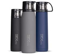 720°DGREE Frasco Termica “Follow“ - 450ml, 700ml, 1l - Botella de aislante al vacío termo de Acero inoxidable con taza - Perfecto para café y té