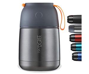 720°DGREE Recipiente térmico para Comida “wunderJar“ - 530 ml - Frasco Acero Inoxidable - Alimentos fríos y Calientes como Comidas de Bebé, Sopas, Cocidocena y Almuerzo - Sin BPA