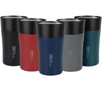 720°DGREE Taza Termo Café 210ml “PleasureToGo 2.0“ - 3 Tamaños, Sin BPA, Prueba Fugas, Doble Pared, Aislado Vacío, 360°-Tapa - Vaso Térmico Acero Inoxidable para llevar - Bebida 3h caliente, 6h frío