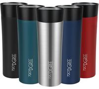 720°DGREE Taza Termo Café 460ml “PleasureToGo 2.0“ - 3 Tamaños, Sin BPA, Prueba Fugas, Doble Pared, Aislado Vacío, 360°-Tapa - Vaso Térmico Acero Inoxidable para llevar - Bebida 6h caliente, 12h frío