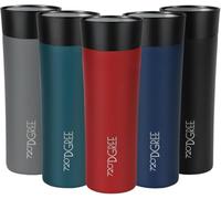 720°DGREE Taza Termo Café 460ml “PleasureToGo 2.0“ - 3 Tamaños, Sin BPA, Prueba Fugas, Doble Pared, Aislado Vacío, 360°-Tapa - Vaso Térmico Acero Inoxidable para llevar - Bebida 6h caliente, 12h frío