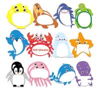 720 Hojas Notas Autoadhesivas 24 Piezas Notas Adhesivas de Animales Marinos, Notas Autoadhesivas, Mini Notas Adhesivas, 12 Estilos Sticky Notes Bonitas para Recordatorios, Planificadores, Mensajes