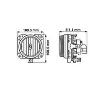 72359 Kit 2 Faros Antiniebla Lampa Con Bombillas H1 Lente Azul Luz Blanca