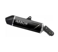 Escape completo ARROW Indy Race no homologado en titanio negro con colectores en acero inoxidable para YAMAHA T-MAX 560 25-26
