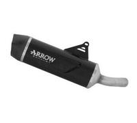 Escape ARROW Indy Race homologado en aluminio negro para HONDA FORZA 750 21-26