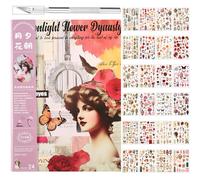 727 Piezas Pegatinas Scrapbooking Scrapbook Stickers Pegatinas Bullet Journal Scrapbooking Materiales Pegatinas Decorativas para el Diario para Álbumes de Recortes, Álbum de fotos, Cuaderno Diario