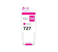 727XL Cartucho Recargable 300ML Chip Compatible con HP T920 | Impresión CAD, Recarga de cartucho vacío, Gran capacidad, Flujo de tinta estable, Recarga fácil(Magenta)