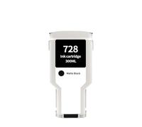 728 Cartuchos de Tinta compatibles for HP DesignJet T730 T830 | F9J68A F9J67A F9J66A, tinta completa, 300ML/cartucho(MBK)