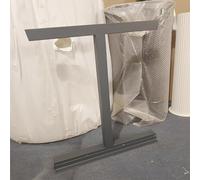 72cm Pata de Mesa de Oficina Grande 1 Unidad, Patas de Mueble DIY de Acero para Comedor Oficina Sala de Reuniones Almacén Banco de Trabajo(Gray,50cm/19.7in)