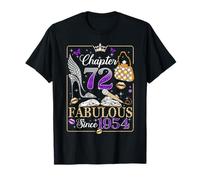 72nd Birthday Queen Chapter 72 Fabulous Since 1954 Women Camiseta