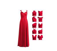 72styles Vestido Dama De Honor Multiposicion, Invitada Boda De Fiesta Mujer Elegantes Largos Talla Grande Infinito Cruzado Convertible Graduación Ceremonia Eventos