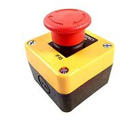 72x72x53mm 660v seguro interruptor de boton rojo señal de parada de emergencia