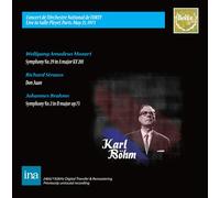 ベーム&フランス国立放送管 73年パリ・ライヴ (Concert de I'Orchestre National de I'ORTF Live in Salle Pleyel, Paris, May 25, 1973 / Mozart : Sym. No.29 In A major KV201 | R.Strauss : Don Juan, etc. / Karl Bohm) [輸入盤]