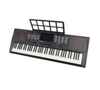 73 Clave PLANO PORTABLE PORTO, 73 Efectos 100-240 V Lámpara Portátil Piano Piano Estéreo Hifi 600 Ritmos Estéreo para Rendimiento (Enchufe de la UE)