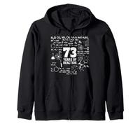 73 Cumpleaños 73 Años Divertido Química Nerd Humor Geek Sudadera con Capucha