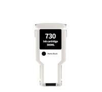 730 Cartuchos de Tinta compatibles for HP DesignJet T1600 T1600dr T1700 | T1700dr T2600 T2600d, P2V68A P2V69A P2V70A, 300ML/cartucho(Mbk)