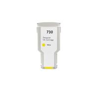 730 Cartuchos de Tinta compatibles for HP DesignJet T1600 T1700 | T1600dr T1700dr T2600 T2600dr P2V68A P2V69A P2V70A, 300ML/cartucho(Yellow)