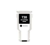 738 Cartuchos de Tinta compatibles for HP DesignJet T850 T950 | T850 T950, tinta pigmentada, 300ML/cartucho(MBK)