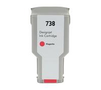 738 Cartuchos de Tinta compatibles for HP DesignJet T950 T850 | 676M6A 676M7A 676M8A 498N8A, Suministro de inyección de tinta a color, Impresión de gran formato(300ML - M)