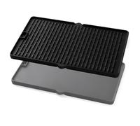 7404 - Piezas de repuesto para parrilla Weber Summit 400 600 Series S-670 S-470 E-470 E-470, placa de plancha reversible de hierro fundido para Weber Summit Silver C/D Gold A B D Platinum A B Flat Top