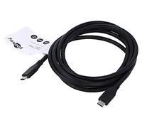 74193 Cable USB 4.0 USB C Plug, ambos lados 2m negro 40Gbps Goobay