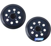 743081-8 Plato de Hook y Loop 125mm Base Redondo con 8 Agujeros Compatible con Milwau-keee 51-36-7090, 51-36-7100 Ma-kita Lijadora Orbital Electrónica BO5021/BO5030/BO5031/BO5040/BO5041K (2 Piezas)