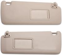 74320-48260-A0 74310-48220-A0 Para Highlander 2004 2005 2006 2007 Visera Parasol Izquierda Lado Conductor Derecha Lado Pasajero Visera Solar Para Coche(Beige 1 Pair)