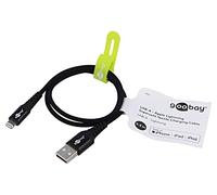 74485 Cable USB 2.0 Apple Lightning Plug,USB A Plug 0.5m Goobay