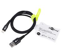 74503 Cable USB 2.0 Apple Lightning Plug,USB A Plug 1m 60W Goobay