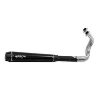 74512RB - Escape completo Arrow Rebel Dark Kawasaki Vulcan S 650 (21-22)