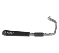 74516RB - Escape completo Arrow Rebel Inox Dark Kawasaki Vulcan S 650 (25-)