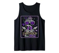 74th Birthday Queen Chapter 74 Fabulous Since 1952 Women Camiseta sin Mangas