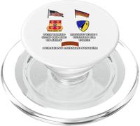 74th USAFAD w 512th USAAG DUI y Missile Wing 1 luz impresión PopSockets PopGrip para MagSafe