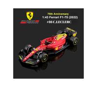 (75.º FERRARI75 16) 1:43 2022 RB18 Max Modelo de coche a escala Red Bull Racing Ferrari Alfa Romeo Mclaren