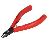 KNIPEX Alicates de corte diagonal para electrónica con mangos recubiertos de plástico 125 mm, 75 02 125