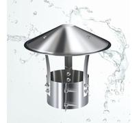 75/100/150/200/250/315mm Tapa de Chimenea de Acero Inoxidable, Sombrero de Chimenea Extractor de Humo de Viento, Cubierta para Conductos de Estufas y Chimeneas(210mm/8.26in)