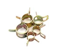 75 abrazaderas de manguera resorte galvanizadas 6-10 mm