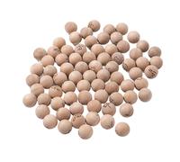 75 Bolas de Bingo de fácil Lectura, Bolas de Bingo numeradas de Madera Natural para Juegos de rifa, Decoraciones de Fiesta, Letras de números Grandes, Juego de Madera Natural