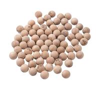 75 Bolas de Bingo de Madera, Ligeras, Divertidas, Portátiles, Profesionales / 8 Pulgadas, Fáciles de Leer para Entretenimiento.