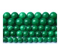 75 cuentas sueltas de jade verde nublado de piedra natural de 10 mm para hacer joyas, pulseras, collares (869, WZ)