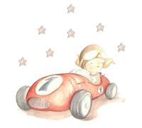 ¡75% DTO! Vinilo Fast Car Pequeño Piloto
